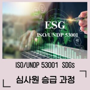 ISO/UNDP 53001 SDGs 심사원 승급
